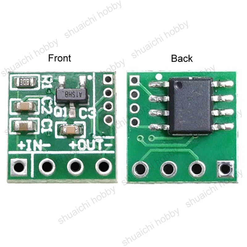 2 pz 3-5V 1.5A modulo Controller luce lampeggiante 10x10x3.5mm Mini LED lampeggiante circuito Chip per RC modello aereo parti fai da te