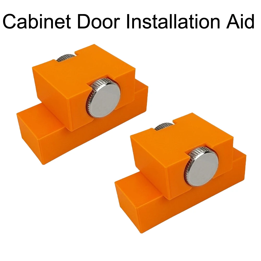 Robust Cabinet Door Locator Tool Featuring Height Tuning Knob and Symmetrical Measurement Layout for Reliable Setup