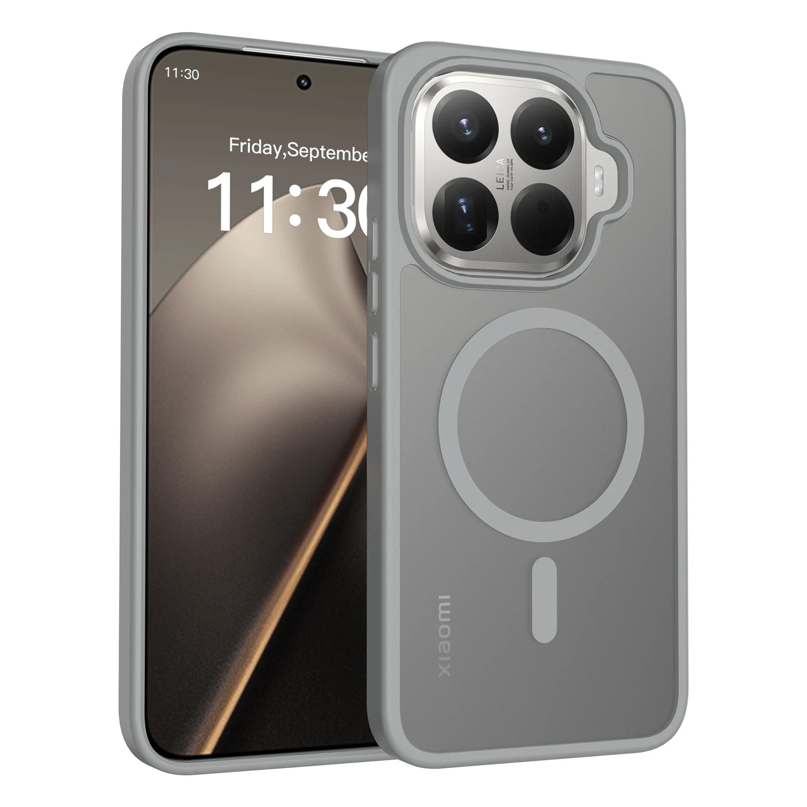 Für Xiaomi 17t Pro: Matte Schutzhülle mit Magnetverschluss, für Xiaomi 15t Pro: Anti-Fingerabdruck, rutschfeste PC+TPU-Hülle. – Detail 13