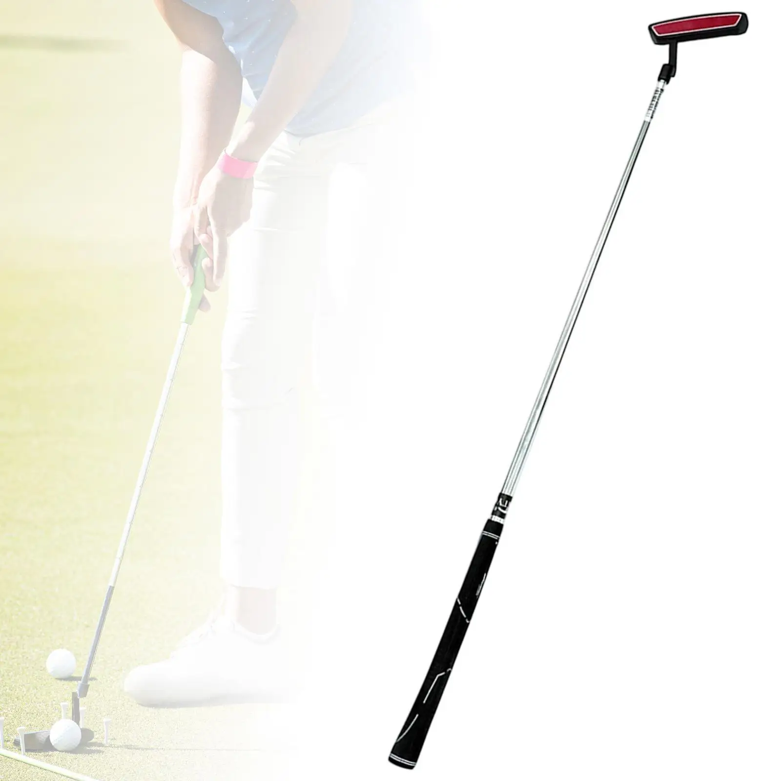 Men Women Golf Putter Mallet Golf Club Forgiveness Grooved Face for Home Indoor Outdoor Putting Practice