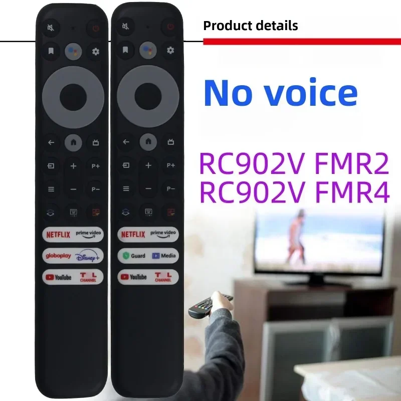 

Replacement RC902V FMR4 RC902V FMR2 IR Remote Control for TCL TV Remote Control RC902V FMR2 FMR4 5 7 6 9 FMR 1 FAR1 No Voice