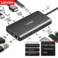Lenovo 11 em 1 Type-C Docking Station HD Hub USB Splitter USB-C to HDMI4K Screen HD Expansion PD Fast Charge Universal Wholesale