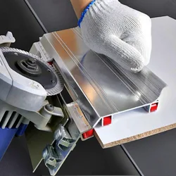 Biselador de azulejos de cerámica, posición de corte de 45 grados, guía de esquina fija, accesorios multifuncionales, piezas de herramientas eléctricas de ángulo Manual