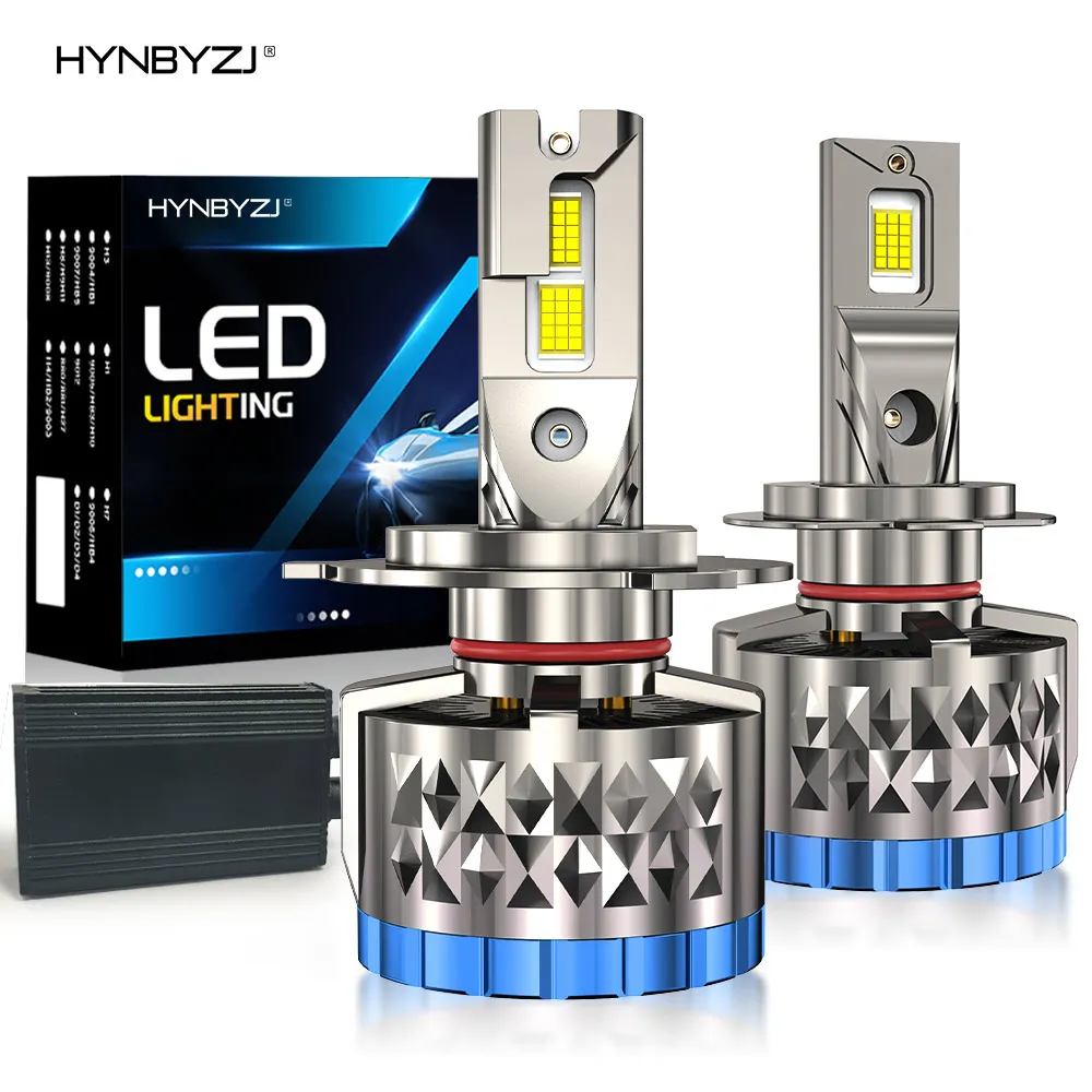 HYNBYZJ 230W 25000LM H7 H4 LED Headlights H11 LED Headlamp H1 H8 H9 9005 9006 HB3 HB4 9012 HIR2 Auto Bulbs 6000K Led Car Lights