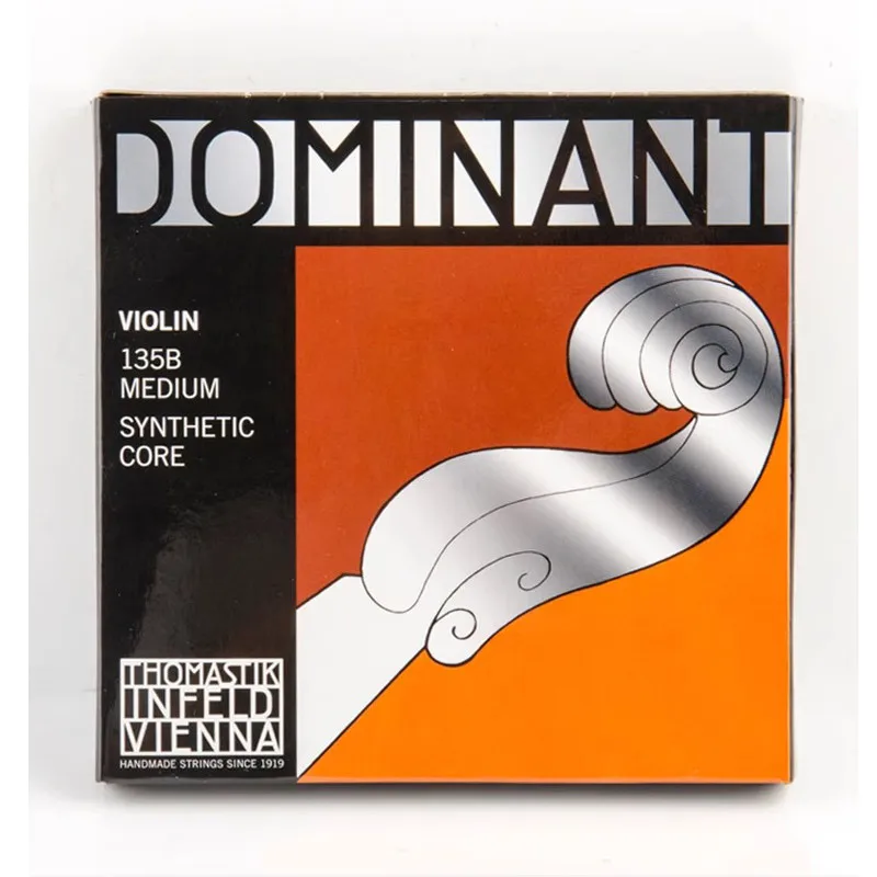 Dominant 135B Violin Strings 4/4 Medium Nylon Sythetic Core Violin Strings Full Set E A D G Thomastik Dominnat Violin Strings