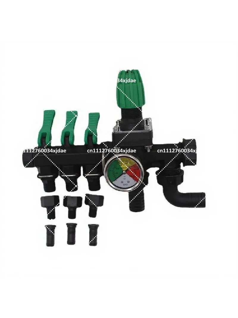 High-Pressure Three-Way Water Separator Control Valve for Agricultural Sprayer, Shunt Regulated Return Water Switch