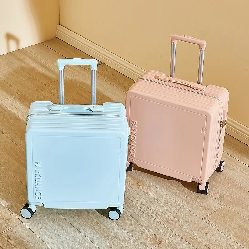 Pull Rod Luggage Small 18 14-inch Suitcase Universal Wheel Male and Female Students Strong Durable Password Luggage