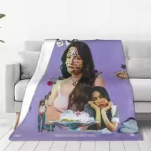 Discover Olivia Vampire Rodrigos Sour Throw Blanket