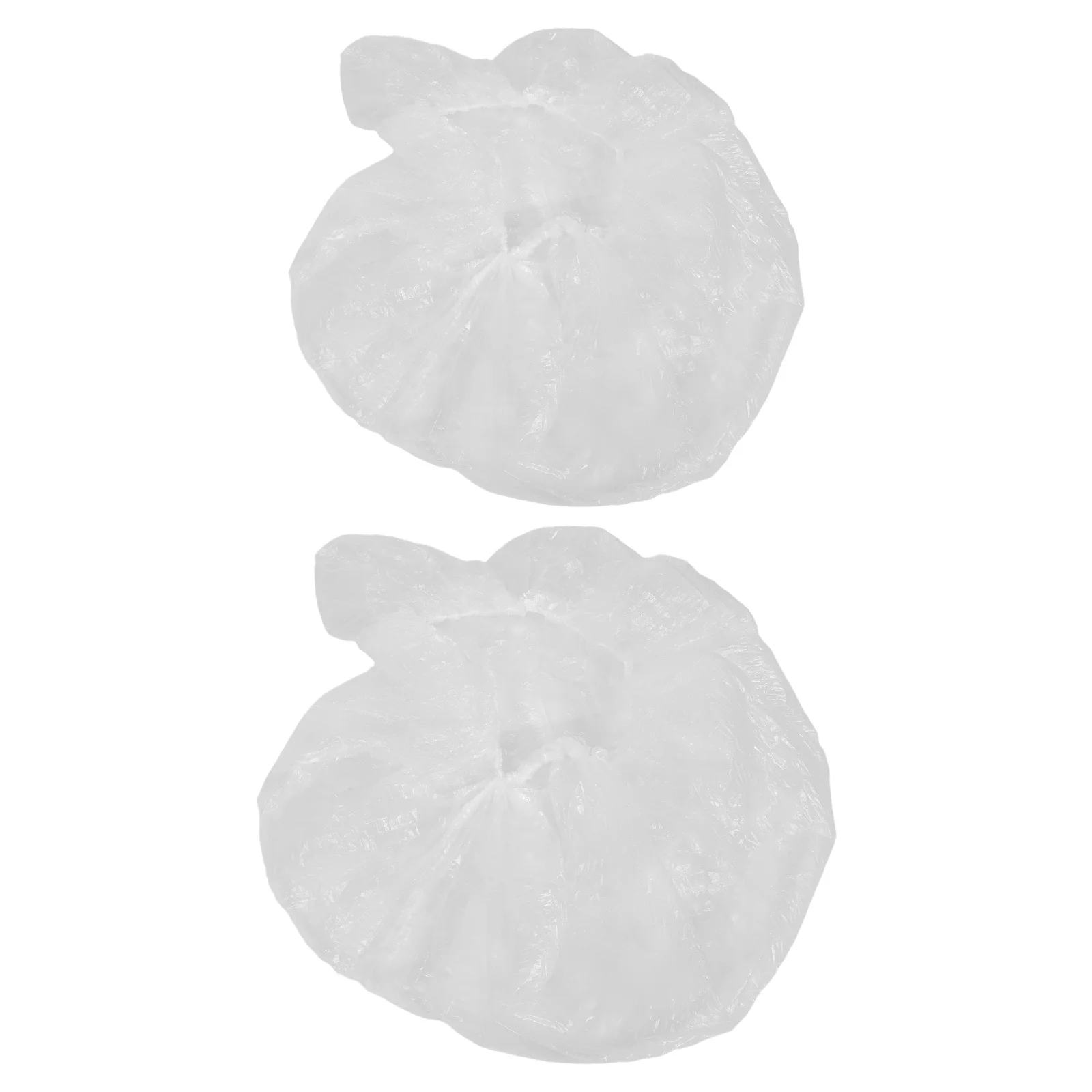 

2Pcs Stretch Sofa Dust Cover Transparent Plastic Full-Wrapped Elastic Protector for 100x90x70cm Couch Indoor Furniture