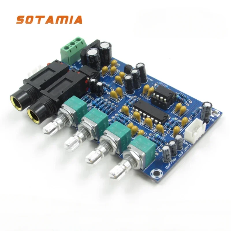 SOTAMIA PT2399 Microphone Amplifier Board K Song Reverberation Karaoke OK Preamplifier Singing Amplifier Board