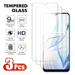 3Pcs Transparent Tempered Glass For Realme C30 C31 C33 C35 C51 C53 C55 C20 C21 C25 Screen Protector For Realme C25s C30s Film