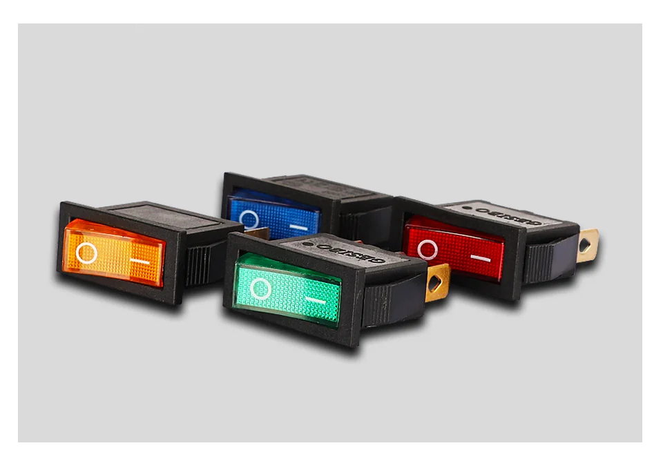 KCD3 Wippschalter mit LED EIN AUS 16A 250V 220V 3 Pin 20A Kleine Lichtabdeckkappe für elektrische 2-Positionen-Rakete 220 elektronisch – Detail 6
