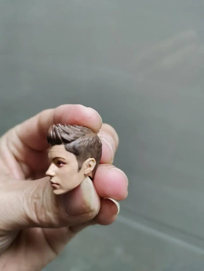 Rzeźba głowy w skali 1/12 Justin Bieber Piosenkarz Gwiazda Żołnierz Model PVC 6-calowa Figurka Akcji Lalka