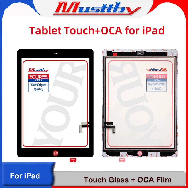 

Musttby 2 шт. 100% OEM Качество сенсорный дигитайзер стекло с OCA для ipad pro 12,9 6 5 4 3 2 1th, pro 10,5, pro 9,7, pro11 ремонт