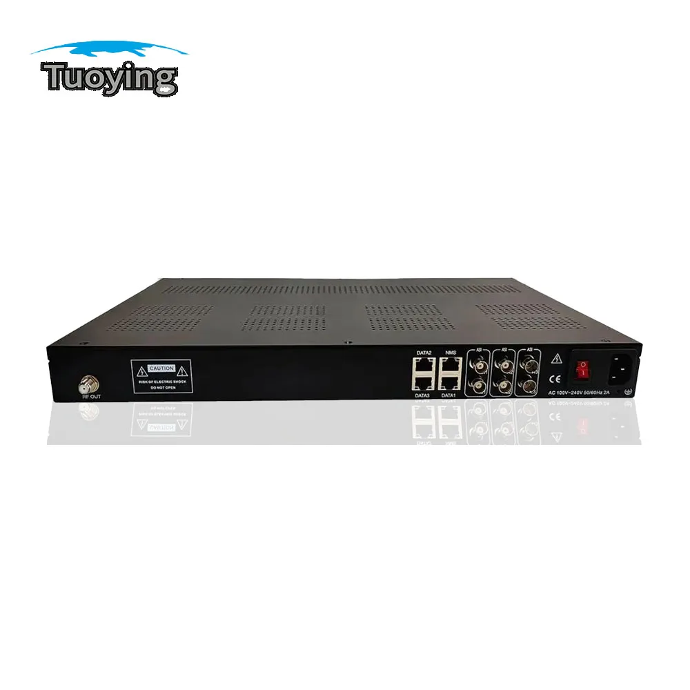 

Hotel & Guesthouse Cable Tv Front-end Equipment8 16-channel Ip To Rf Asi To Rf Dvb-t Atsc Isdbt Dvb-c Modulator