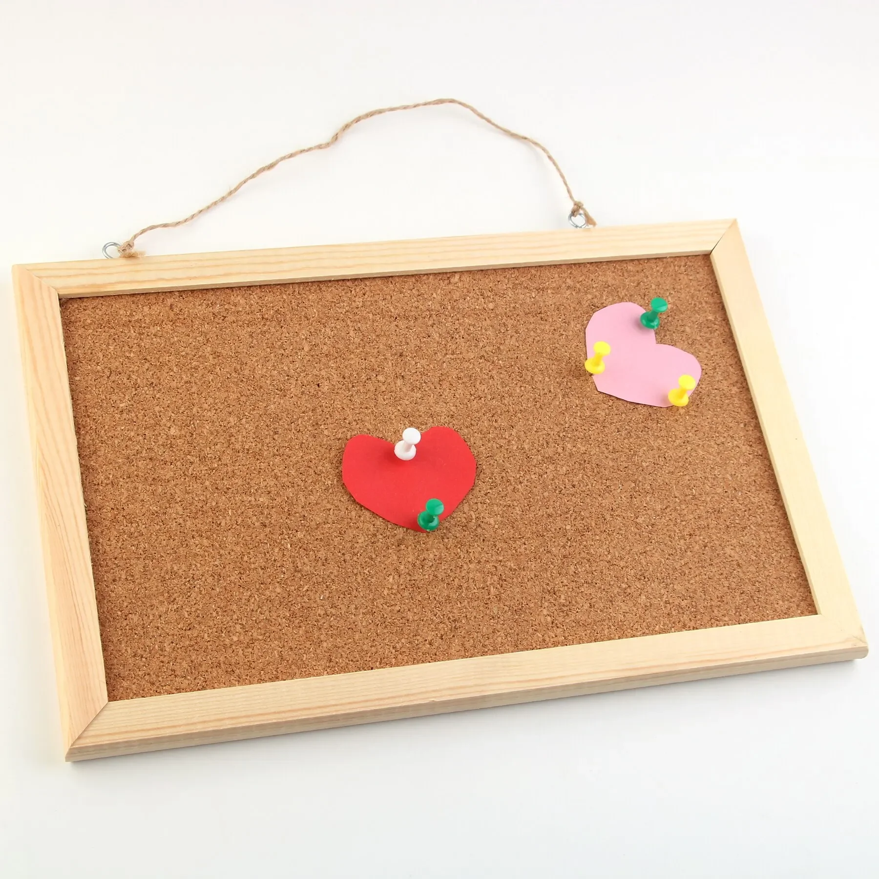 Cork Wood Wall Hanging Message Bulletin Board Frame Notice Note Memo Board for Home Office Shop School Photo Background