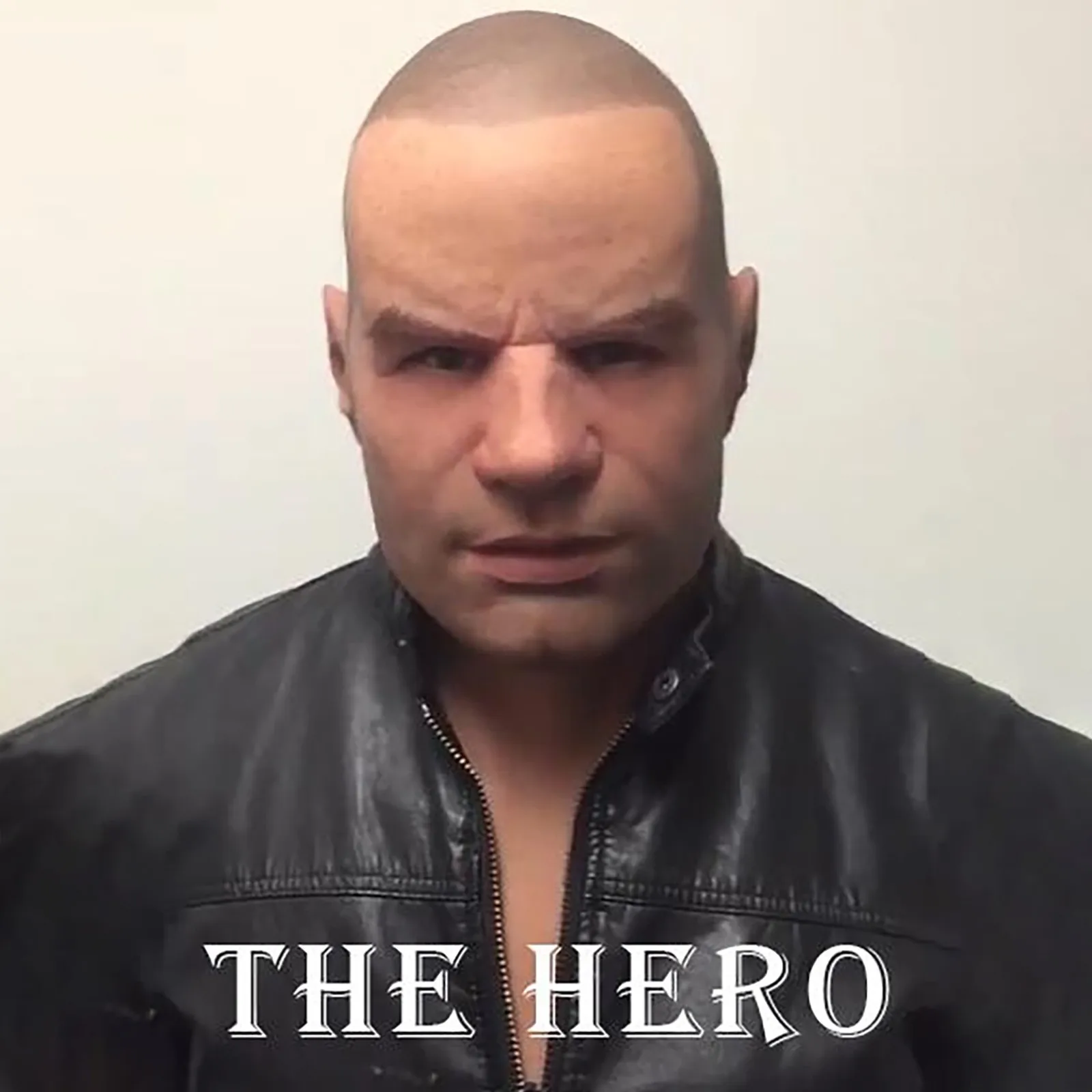 Jason Statham Mask Movie Cosplay Costume Full Head Latex Mask Halloween Carnival Party Bald Man Head Cover Prank Realistic Props