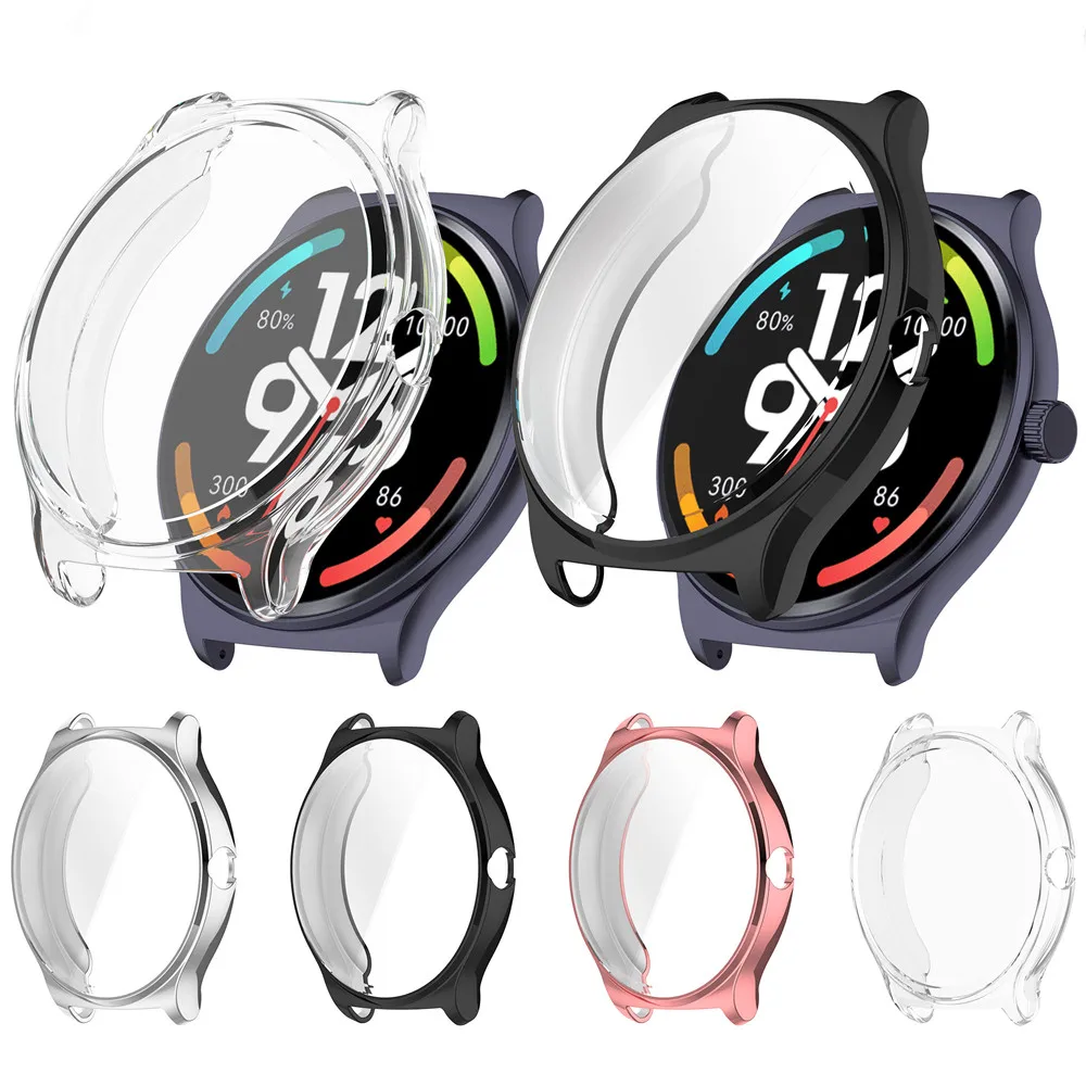 HayLou Solar Lite용 케이스 커버 및 강화 유리 스크린 보호대, 하이 퀄리티 TPU 슬림 보호 액세서리, R001 용