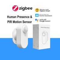 Zigbee Human Presence Detector ZG-204ZM,Luminance/Distance Detection,PIR Motion Sensor 24G Support Zigbee 2mqtt Home Assistant
