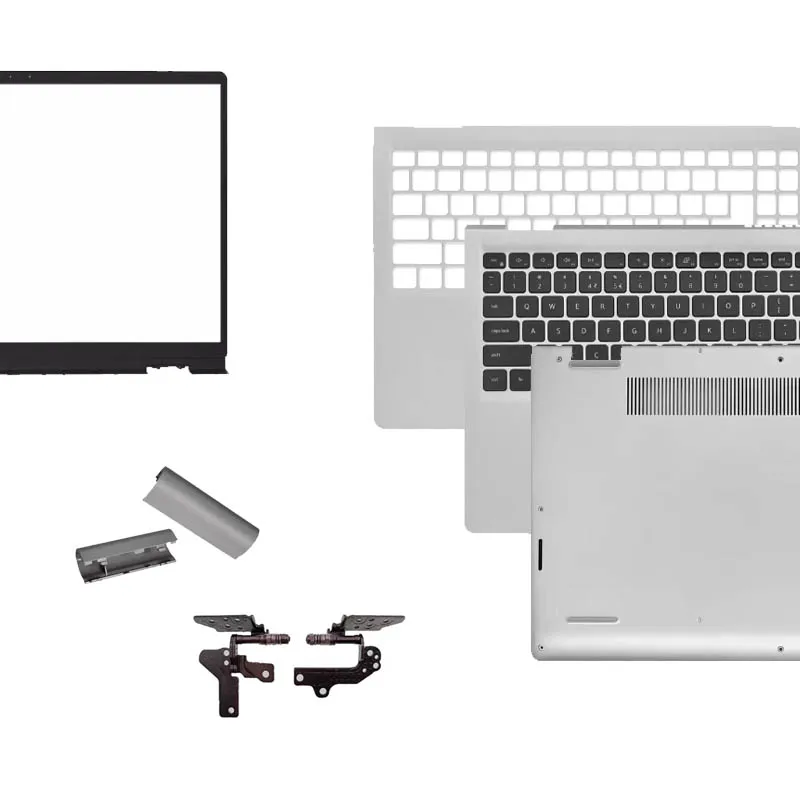 

New For Inspiron 15 3510 3511 3515 3520 3525 Laptop Shell Palmrest Upper Top/Keyboard/Bottom Cover/Hinge/Hinge Cover Silver