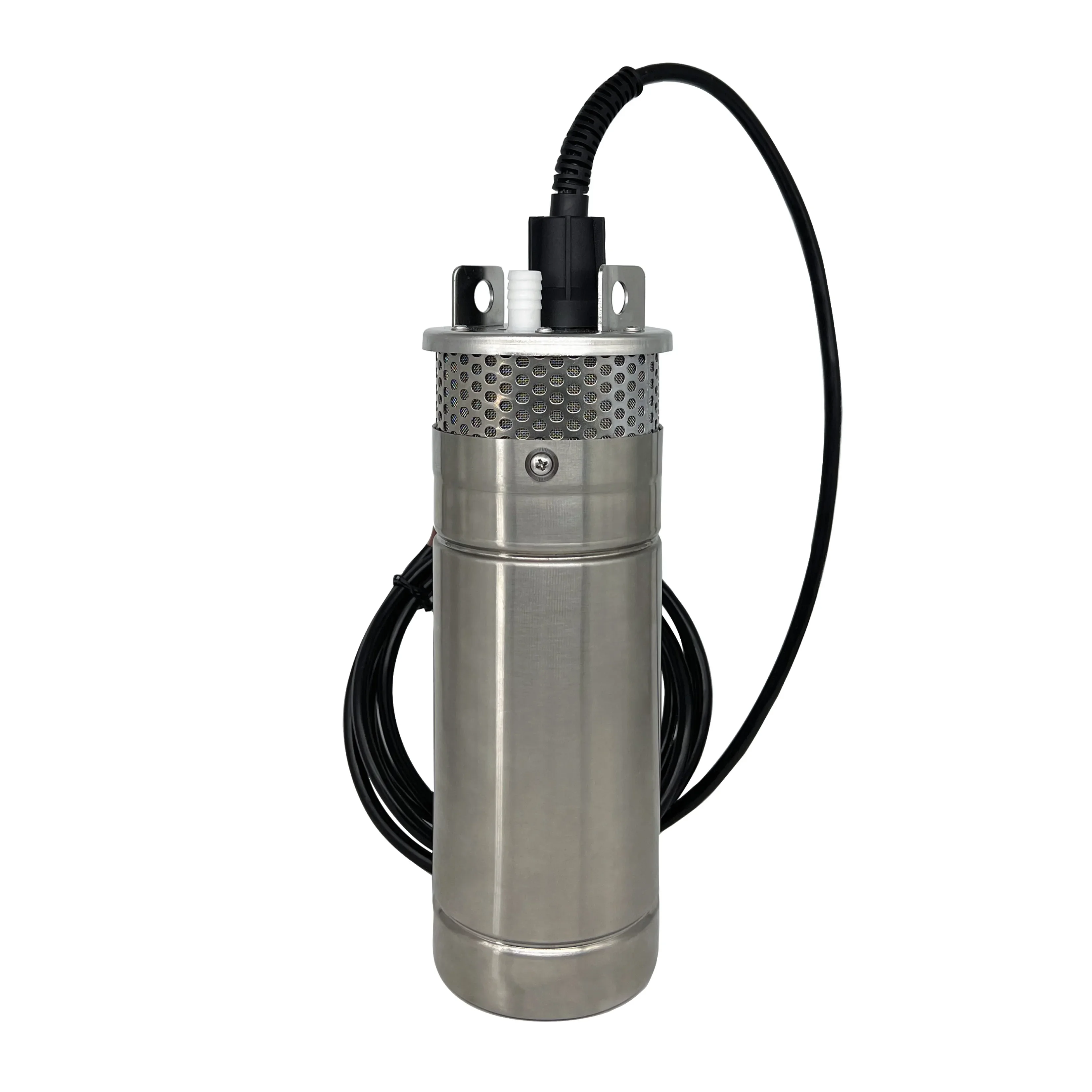 RANKING DC Solar Powered Submersible Water Well Pump System 24v Solar Fountain Water Pump Steel Stainless Cable Theory Roof