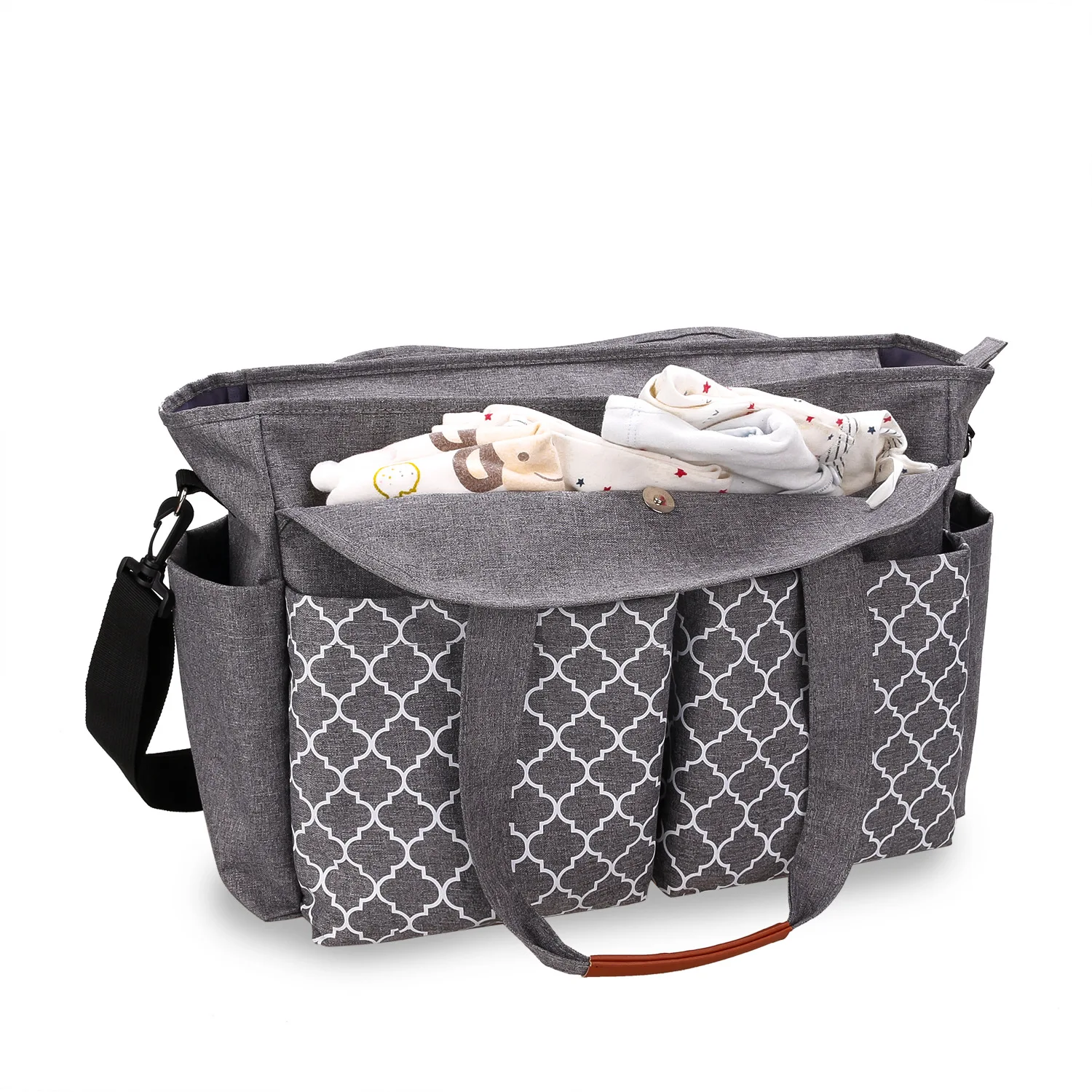 Fashion Baby Diaper Bag Large Capacity Mommy Bag Portable Multifunctional Nappy Tote Waterproof newborn nurse Bag for Baby Care