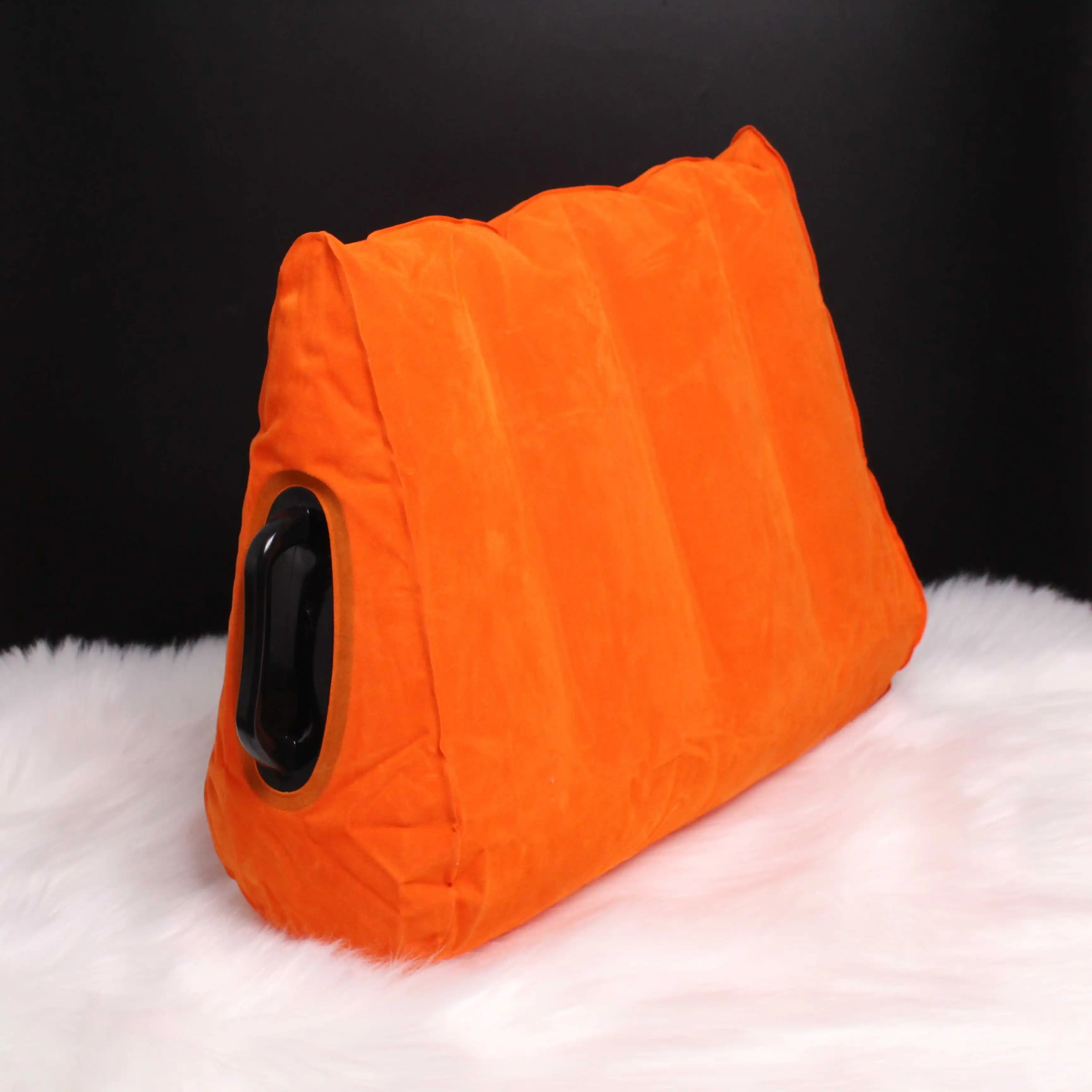 Multifunctional Inflatable Triangle Sex Pillow Adult Furnitures Magic Sex Cushion By Handle Erotic Sofa Pillow Bed Travel Sofa
