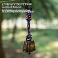 Outdoor Bear Bell Super Loud Bear Scare Bell camping Gear with Keychain Bear-Repelling Iron Bell for Backpacking Hiking walking