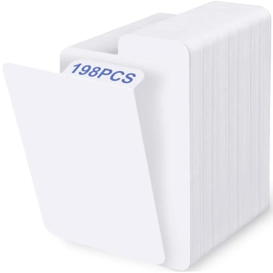 

198PCS Trading Card Dividers, Paper Card Dividers, Standard Vertical Card Divider for MTG/Sports/Games Card Categorization and