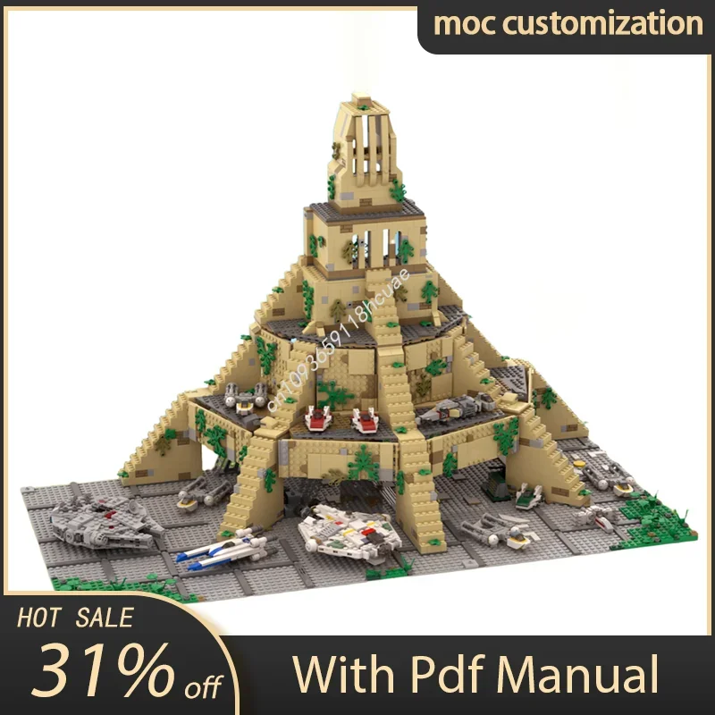 

NEW 2293PCS Moc Star Battle Yavin IV Rebel Base DIY Creative Children Brick Toy Birthday Building Christmas Holiday Gift Blocks