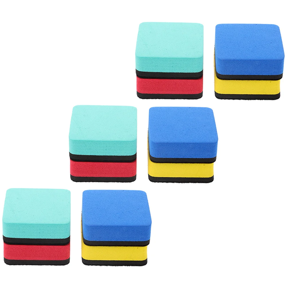 12 Pcs Blackboard Eraser Bulk Chalk Whiteboard Chalkboard Wiper New Material Classroom Erasers for Office