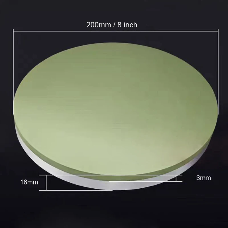 Harzscheibe ohne Mittelloch 200mm 8" Zoll Diamant-Schleifscheibe Schärfer für Friseurscheren Messer Wolframstahl Polierscheibe – Detail 1