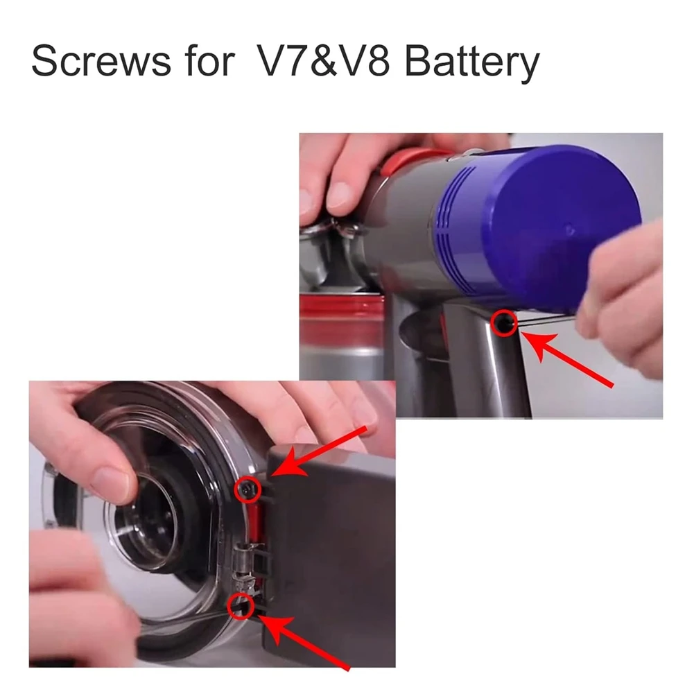 A74G-مسامير البطارية لدايسون V6 V7 V8 V10 V11 أجزاء المكنسة الكهربائية حزمة الطاقة/مسامير تركيب البطارية