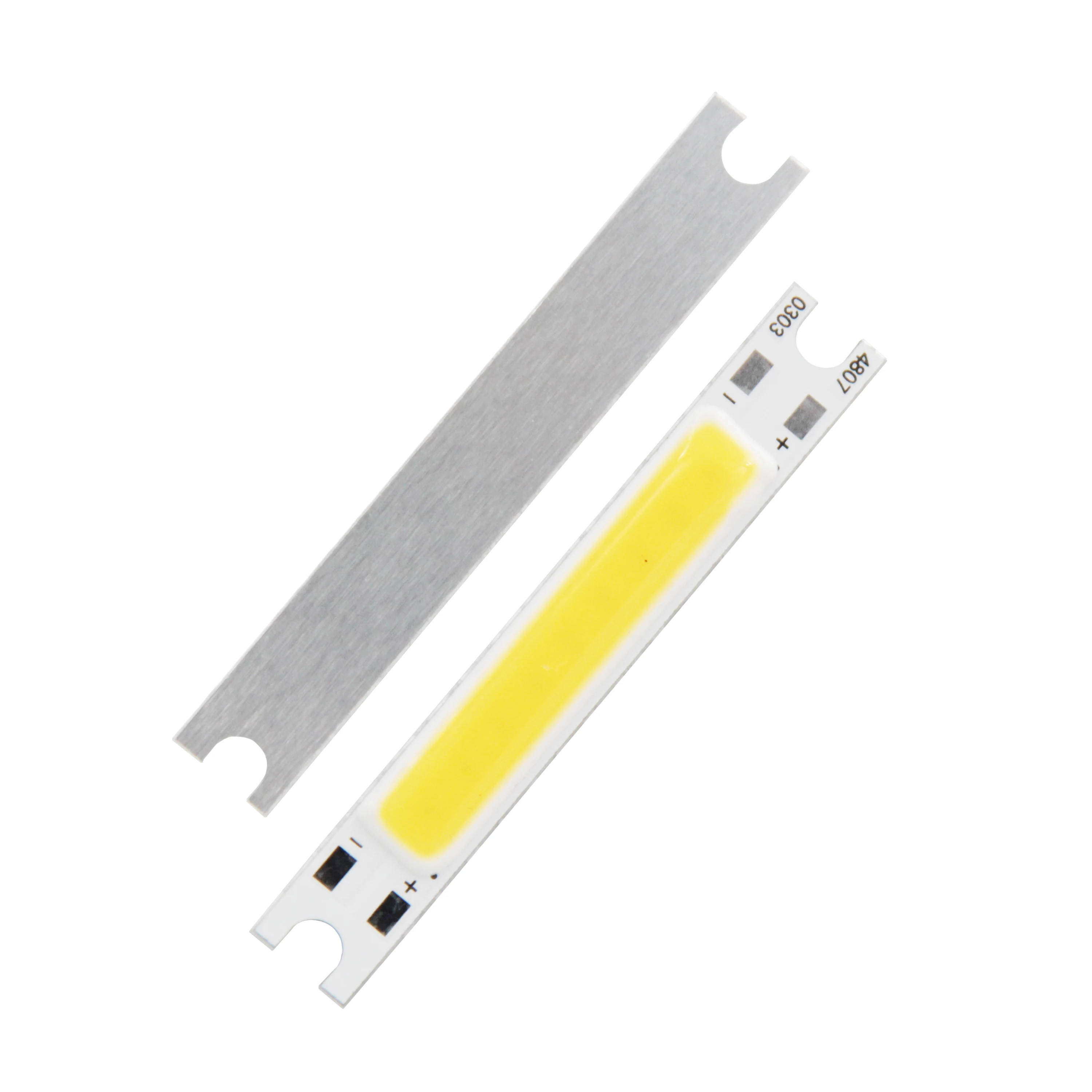 5pcs 10pcs Packing COB LED Lighting Source 48x7mm Wall Lamps DC 3W 9V 300mA Onboard Panel Chip Strip DIY Work Bulbs Fixture