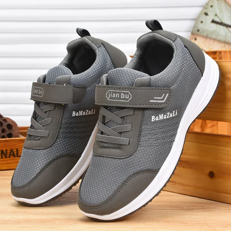 Men Mesh Casual Sports Shoes Spring New Fashion Breathable Running Men Casual Outdoor Non Slip Walking Lightweight Jogging Shoes