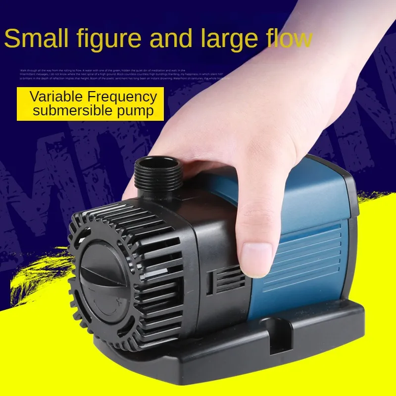 

Fish Tank Variable-frequency Water Pump Grey Constant Silent Submersible Pump Aquarium Pump JTP10000-16000