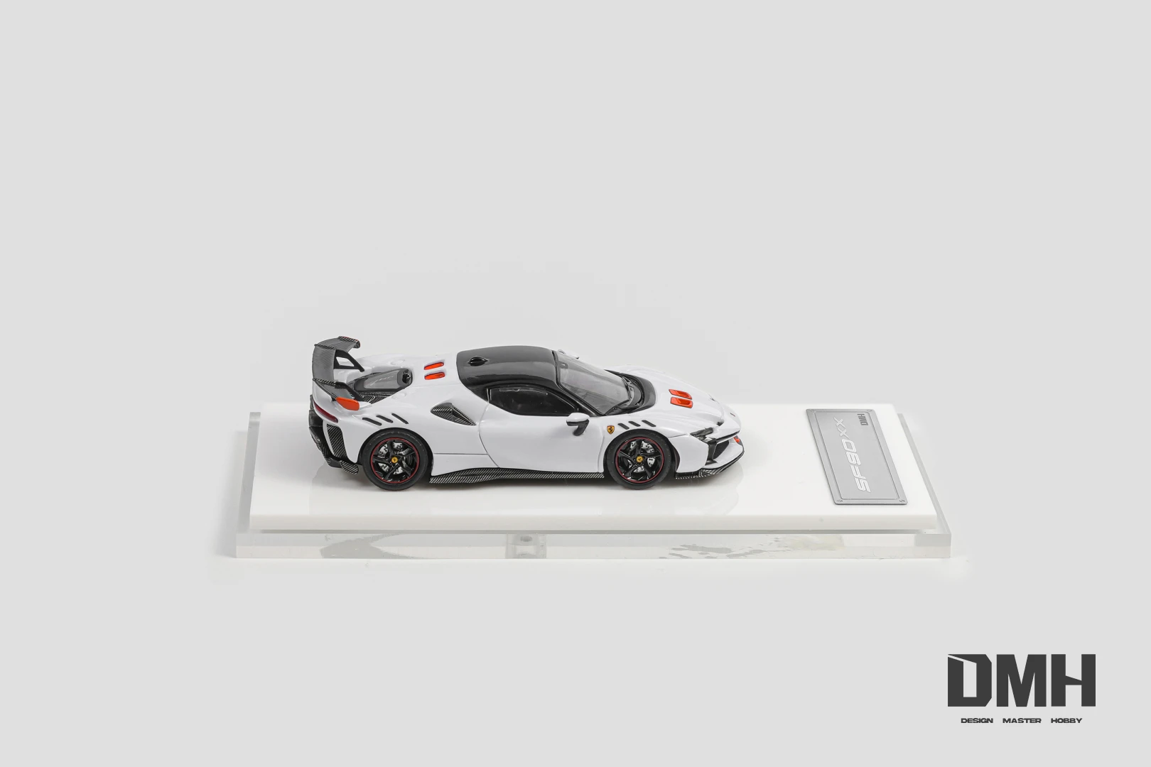 ** Przedsprzedaż ** DMH 1:64 SF90 XX Stradale F173 Żółty Czerwony Biały Diecast Model samochodu