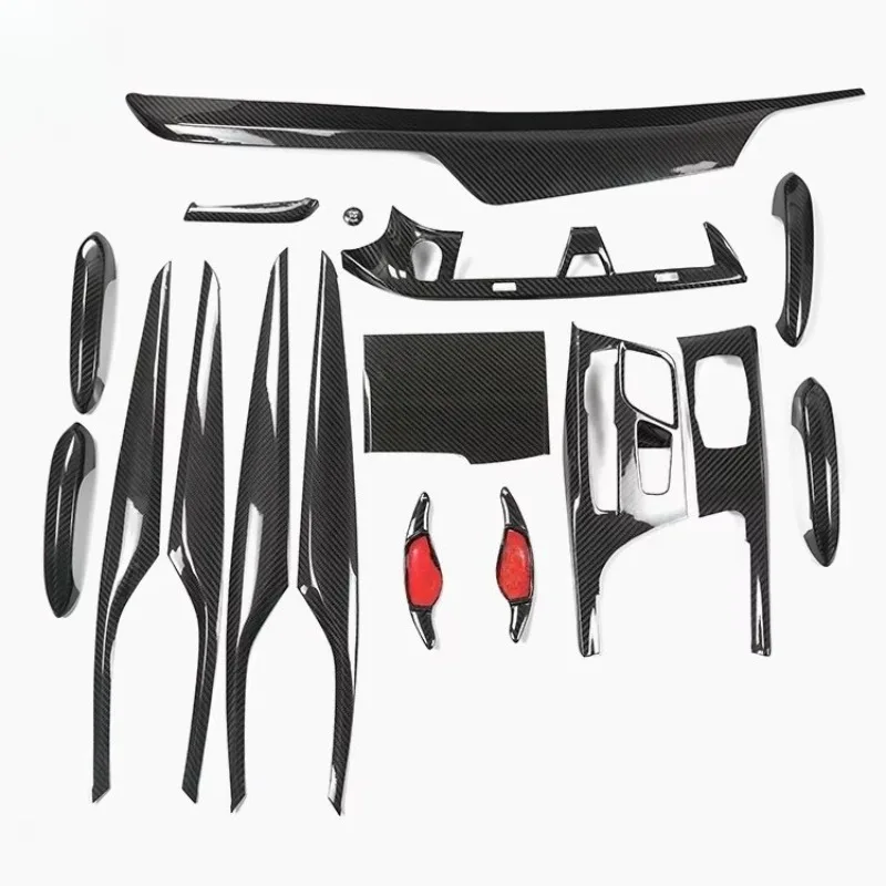 ES Real Carbon Fiber Whole Full Set Car Interior Accessories for BMW 3 Series