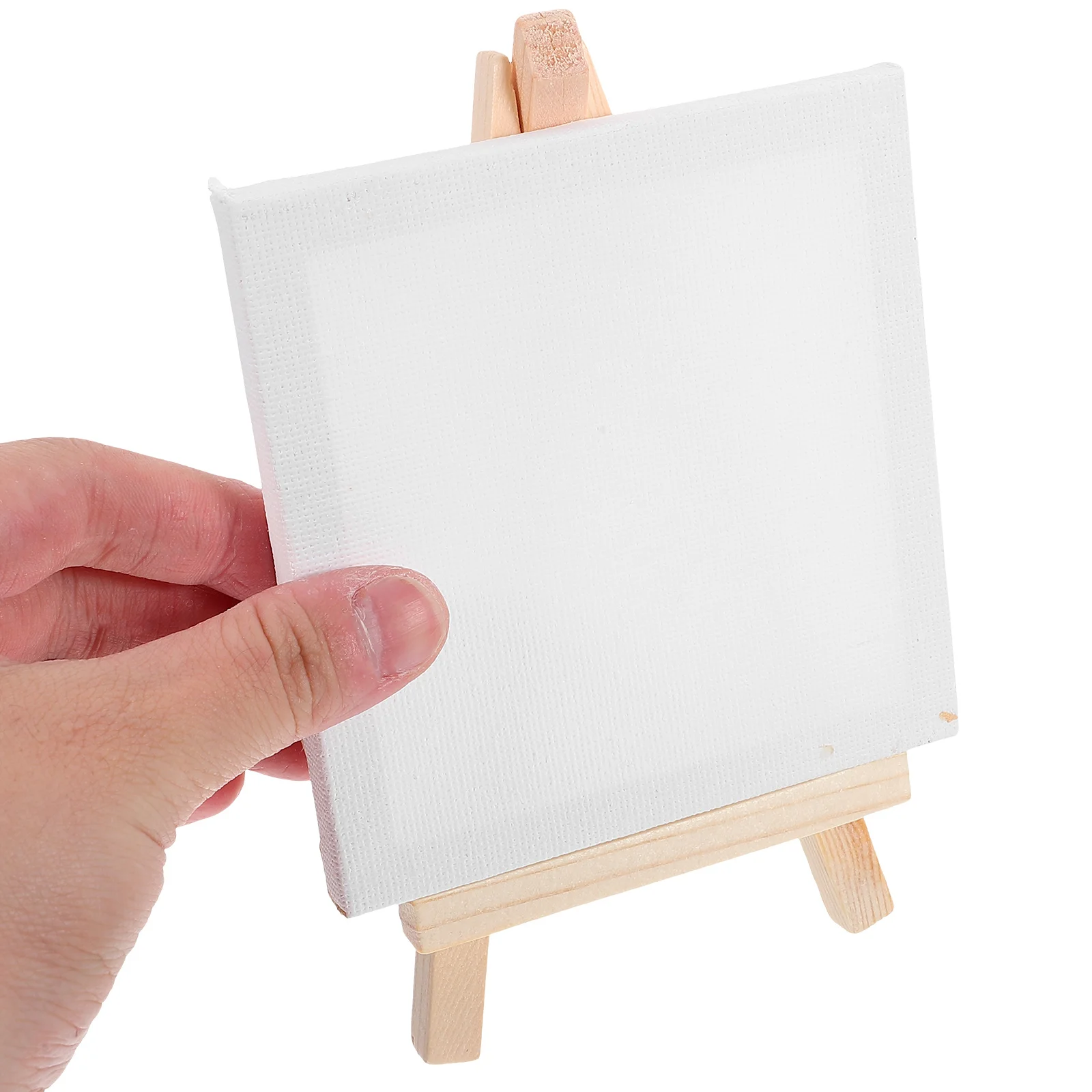

Children's Art Small Tripod Canvas St Wood Table Top Painting Frame Decorative Triangle Adorable Painting Frame Display Easels