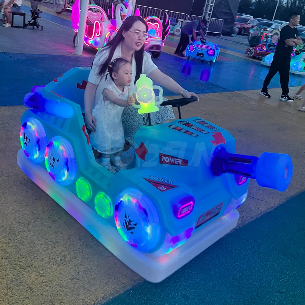

Joy2fun Hotsale Amusement Park Facilities Electric Battery Powered Bumper Car For Kids