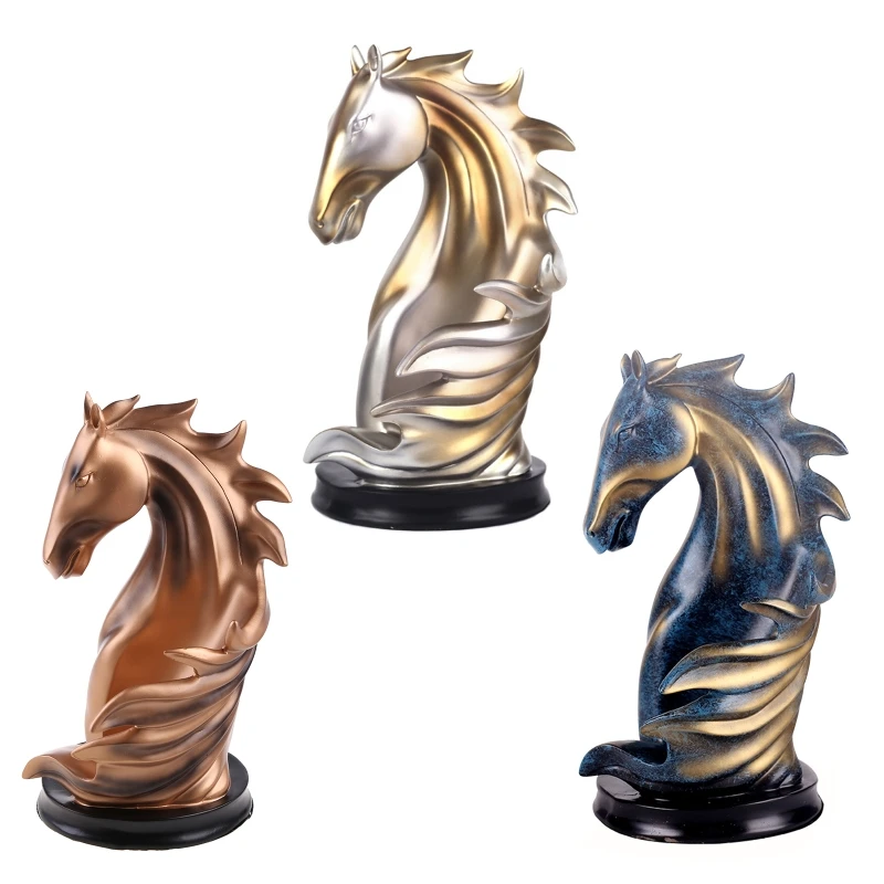 

Horse Wine Rack Resin Animal Statue Wine Bottle Holder Display Shelf for Home Wedding Party Romantic Dinner Decor