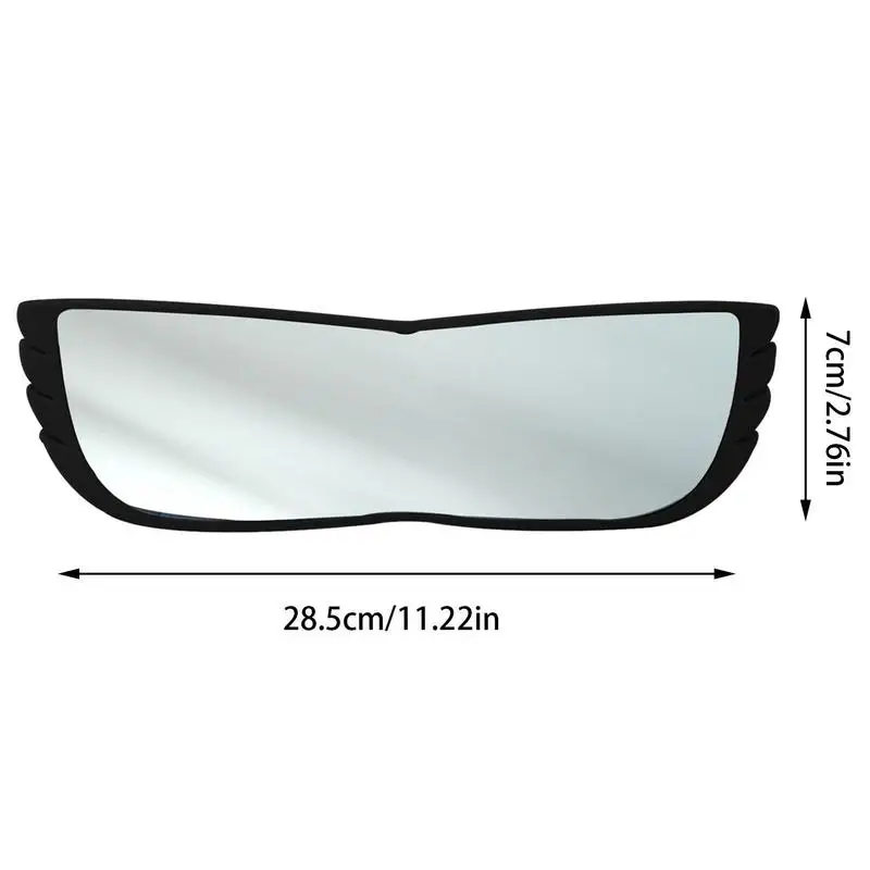 12 Inch Wide Angle Car Accessories Interior Aesthetic Rearview Mirror Accessories Wide-Angle Rearview Mirror For Cars SUV