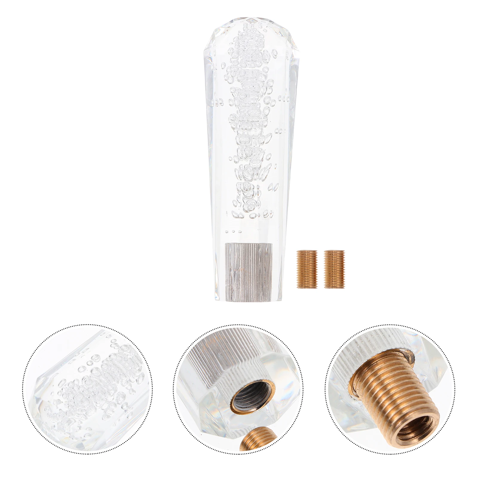 

Universal Car Acrylic Bubble Gear Shifter Head Durable Transparent Shifts Knob For Auto Interior Styling Replacement
