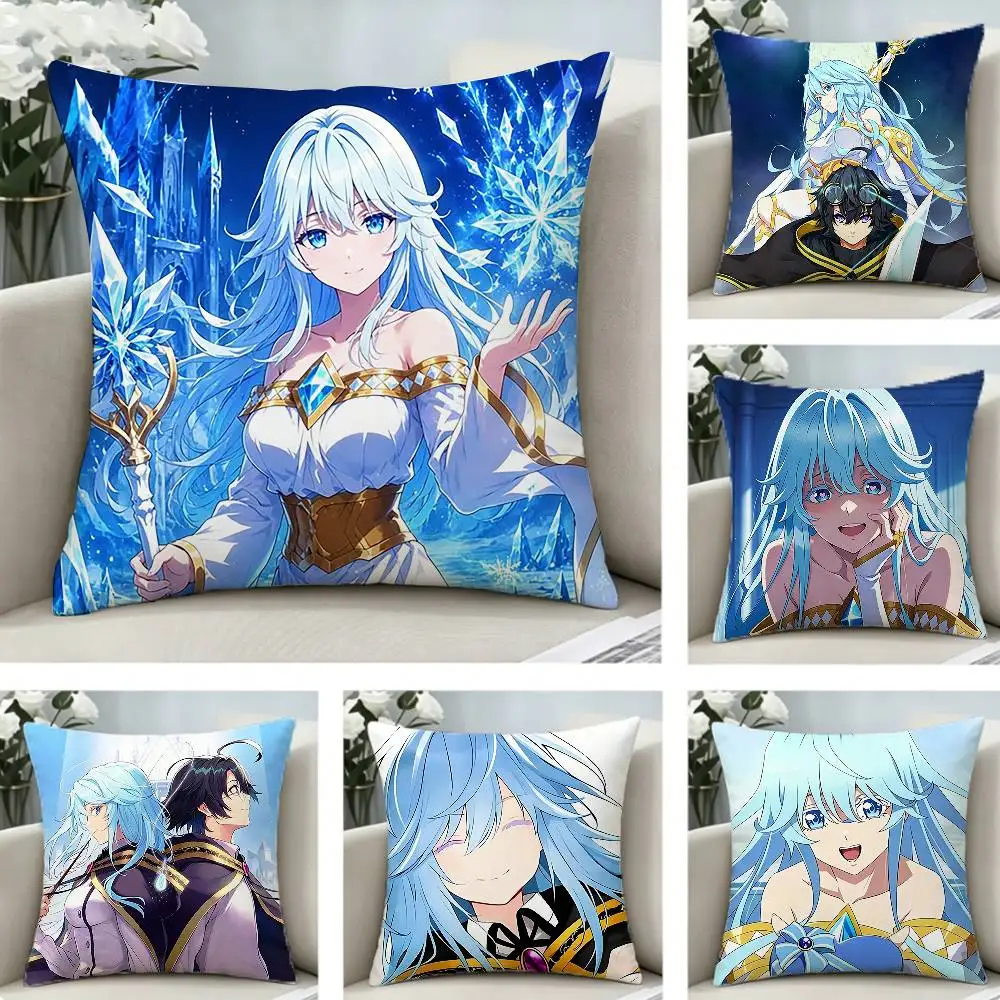 

cute E-Elfaria Anime W-Wistoria S2 Pillow Case Pattern Printed Pillowcase For Living Room Sofa Cushion Cover