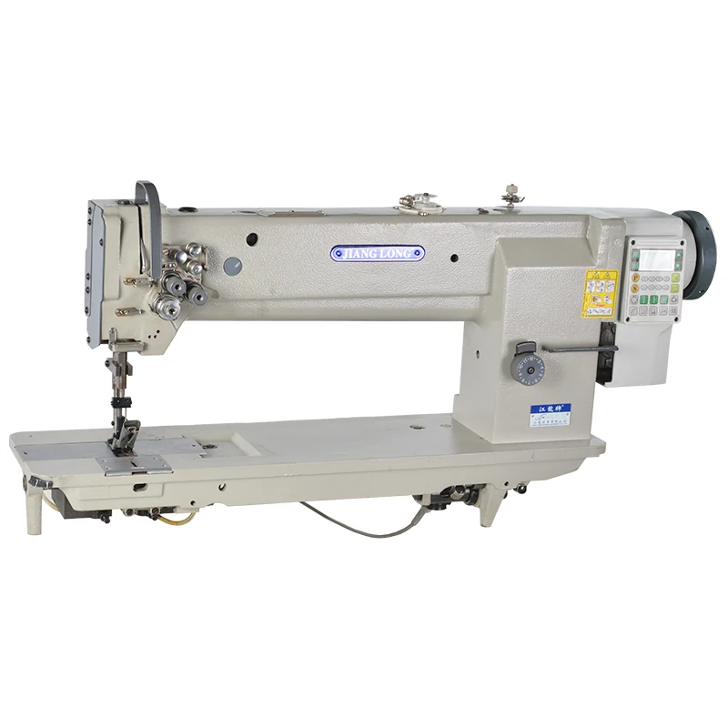 High Speed Computer Direct Drive Integrated Long Arm Double Needle Sewing Machine