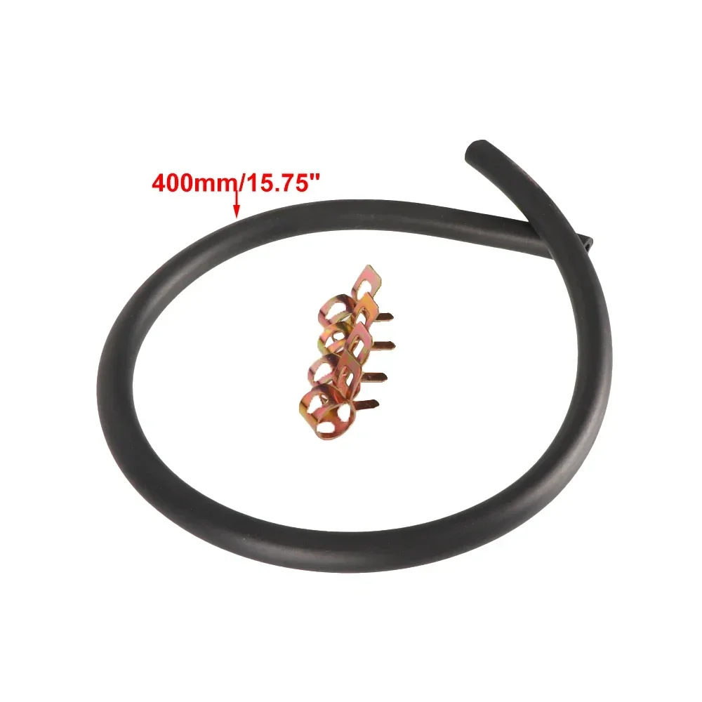 8mm CNC Alloy Petrol Filter + 40cm Oil Pipe Hose Clamp Universal Parts for Motorcycle Scooter Pit Dirt Bike ATV Quad Kart