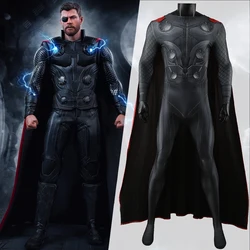 Infinity War SuperHero Thor Cosplay God of Thunder Costume Superhero Spandex Disfraces Bodysuits Zentai Outfit Halloween Costume
