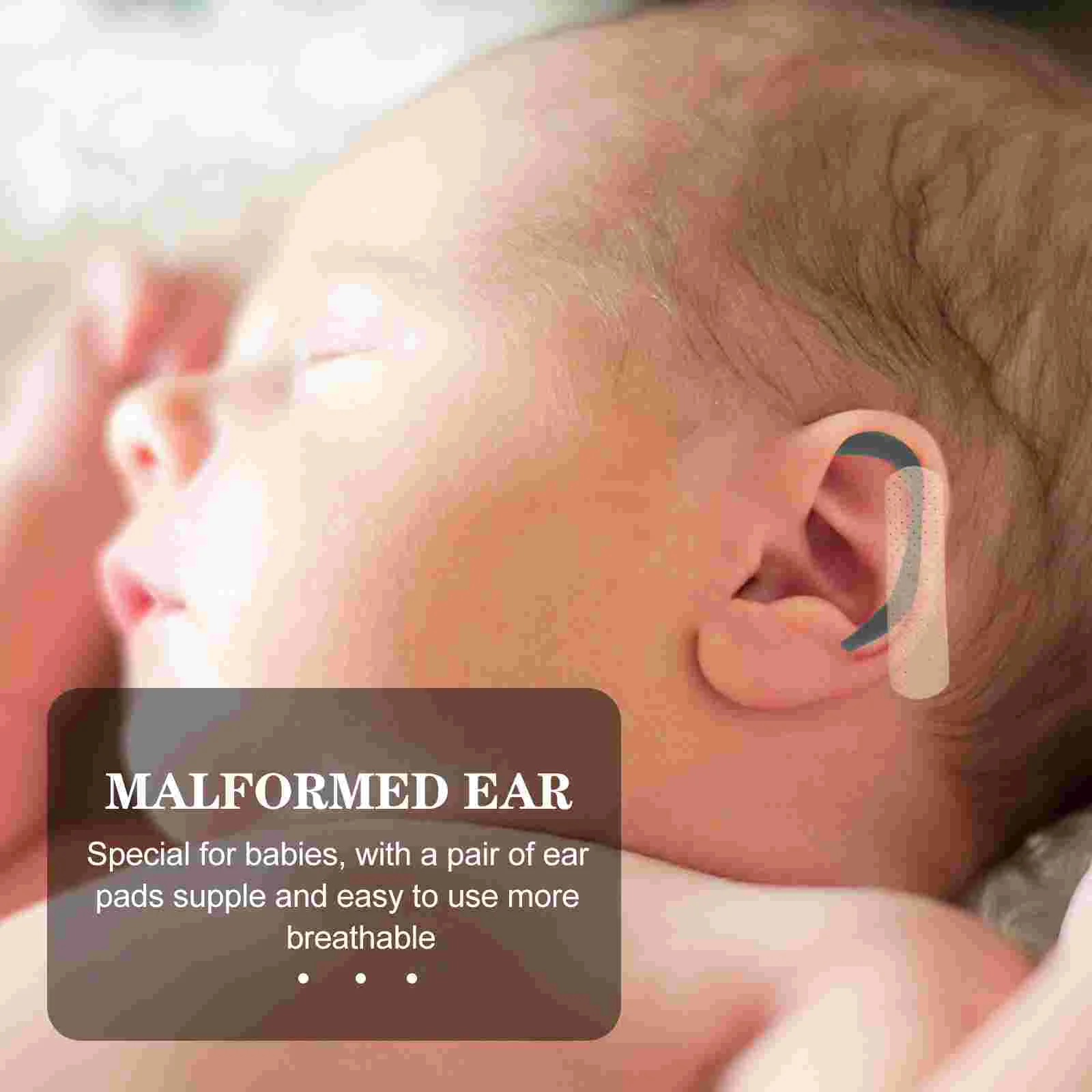 6 Pairs Patch Ear Auricle Corrector Newborn Baby Valgus Correction Silica Gel Professional External