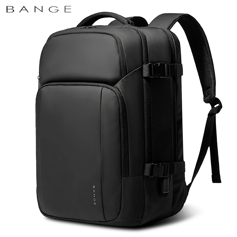 BANGE 2023 Large Capacity Travel Backpack Men 15.6 inch Laptop Backpack Fashion Travel FAA Flight Approved Outdoor Bag for Men