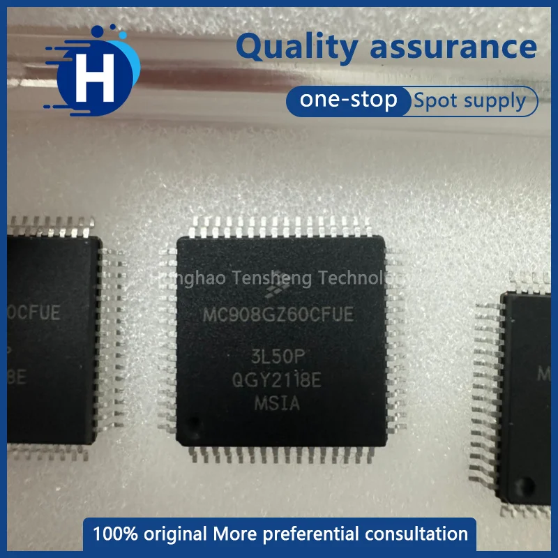 1 piece of high-quality MC908GZ60CFUE MC908GZ60 microcontroller in an LQFP-64 package